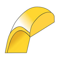 14KY 1mm LTW Half Round Band-HRL010