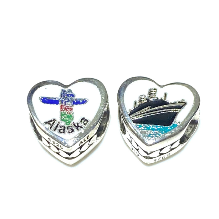 TOTEM & CRUISE SHIP REVERSIBLE PANDORA CHARM