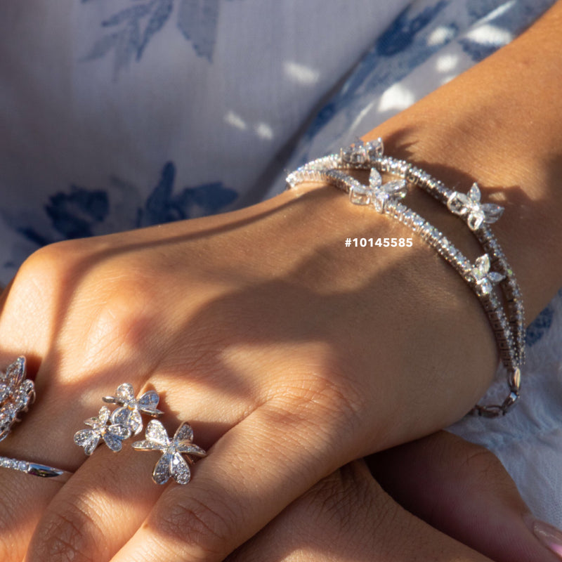 DIAMOND BRACELET AND RING SET