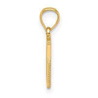 14k Polished BOY MOM Pendant-K10008