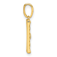 14k Polished Enamel Moon Cycle Charm-K10038