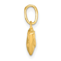 14k Polished 3-D Cat Hanging Charm-K10059
