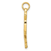 14k Polished 3-Dimensional Kokopelli Charm-K1064