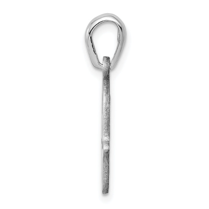 14k White Gold Star of David Chamseh Pendant-K1306