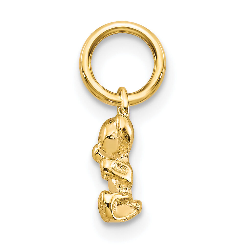 14k Polished Teddy Bear Charm-K1325