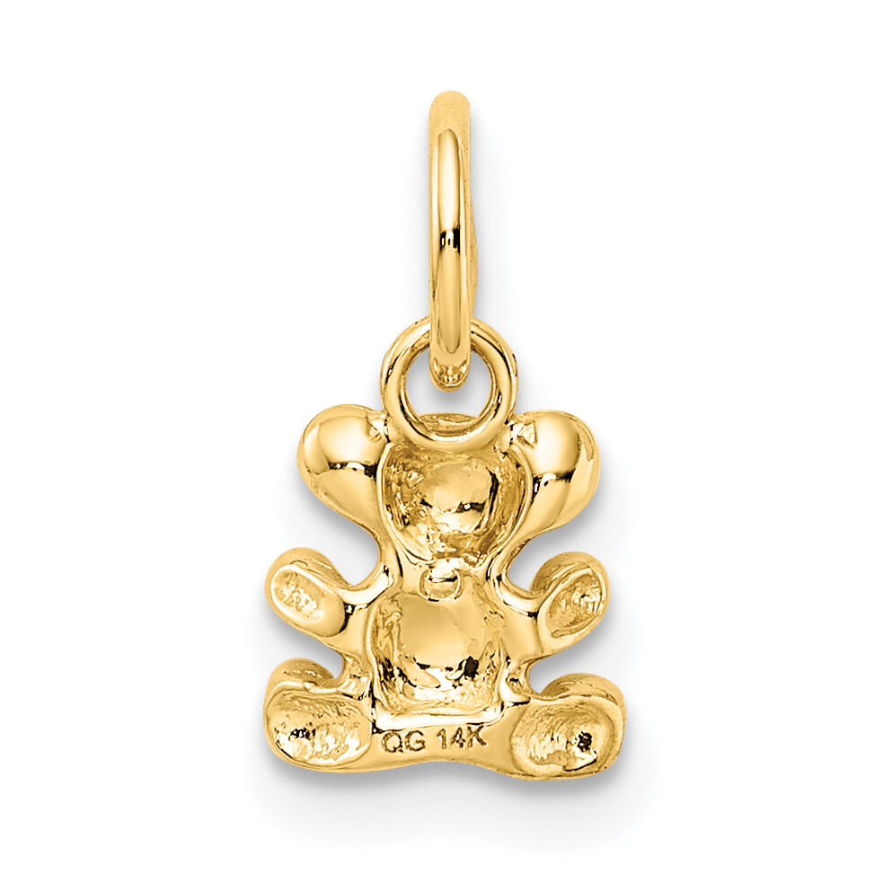 14k Polished Teddy Bear Charm-K1325
