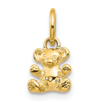 14k Polished Teddy Bear Charm-K1325