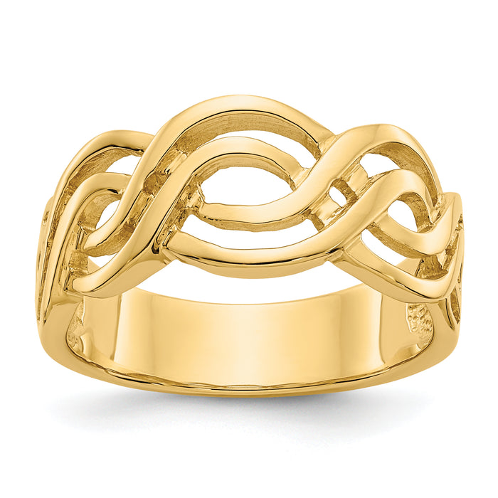 14k Infinity Ring-K1473