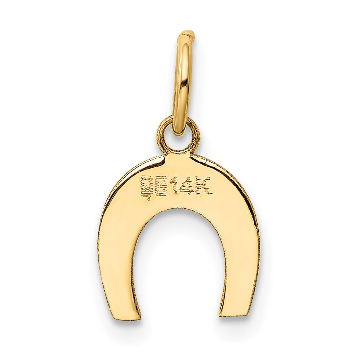 14k Horseshoe Charm-K1758