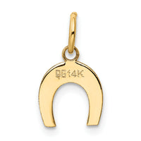 14k Horseshoe Charm-K1758