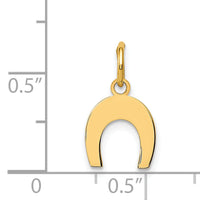 14k Horseshoe Charm-K1758