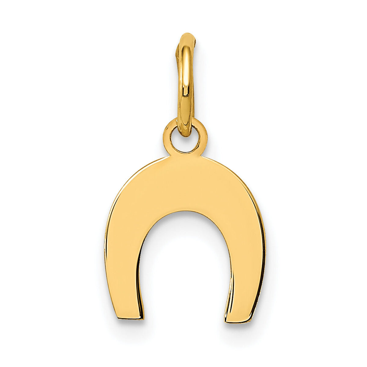14k Horseshoe Charm-K1758