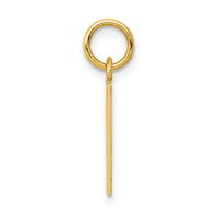 14k Enameled Ace of Spades Card Charm-K1874