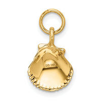 14k Seashell Pendant-K1900