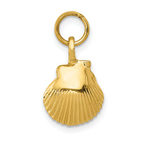 14k Seashell Pendant-K1900