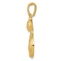 14k Cat Pendant-K1989