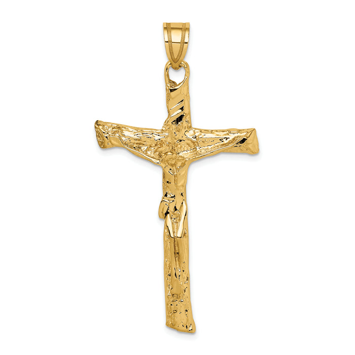 14k Crucifix Pendant-K2183