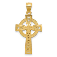 14k Two-tone Iona Crucifix Pendant-K2192