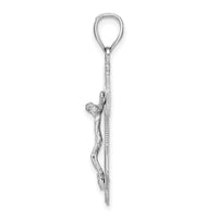 14k White Gold Mariner's Crucifix Pendant-K2210W