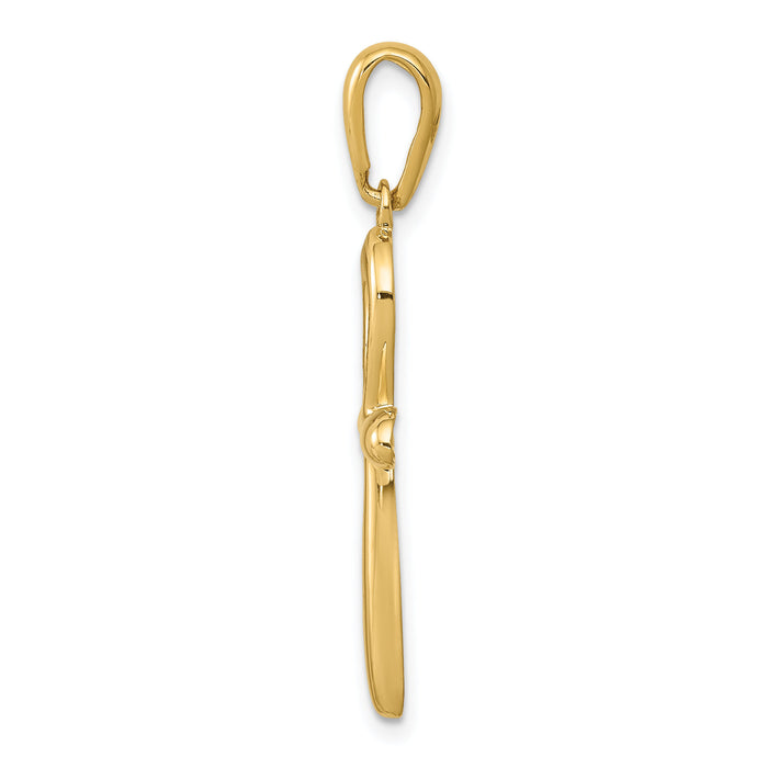14k Ankh Cross Pendant-K2277