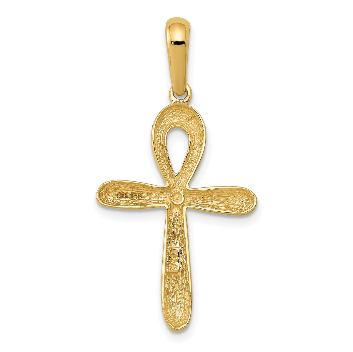14k Ankh Cross Pendant-K2277