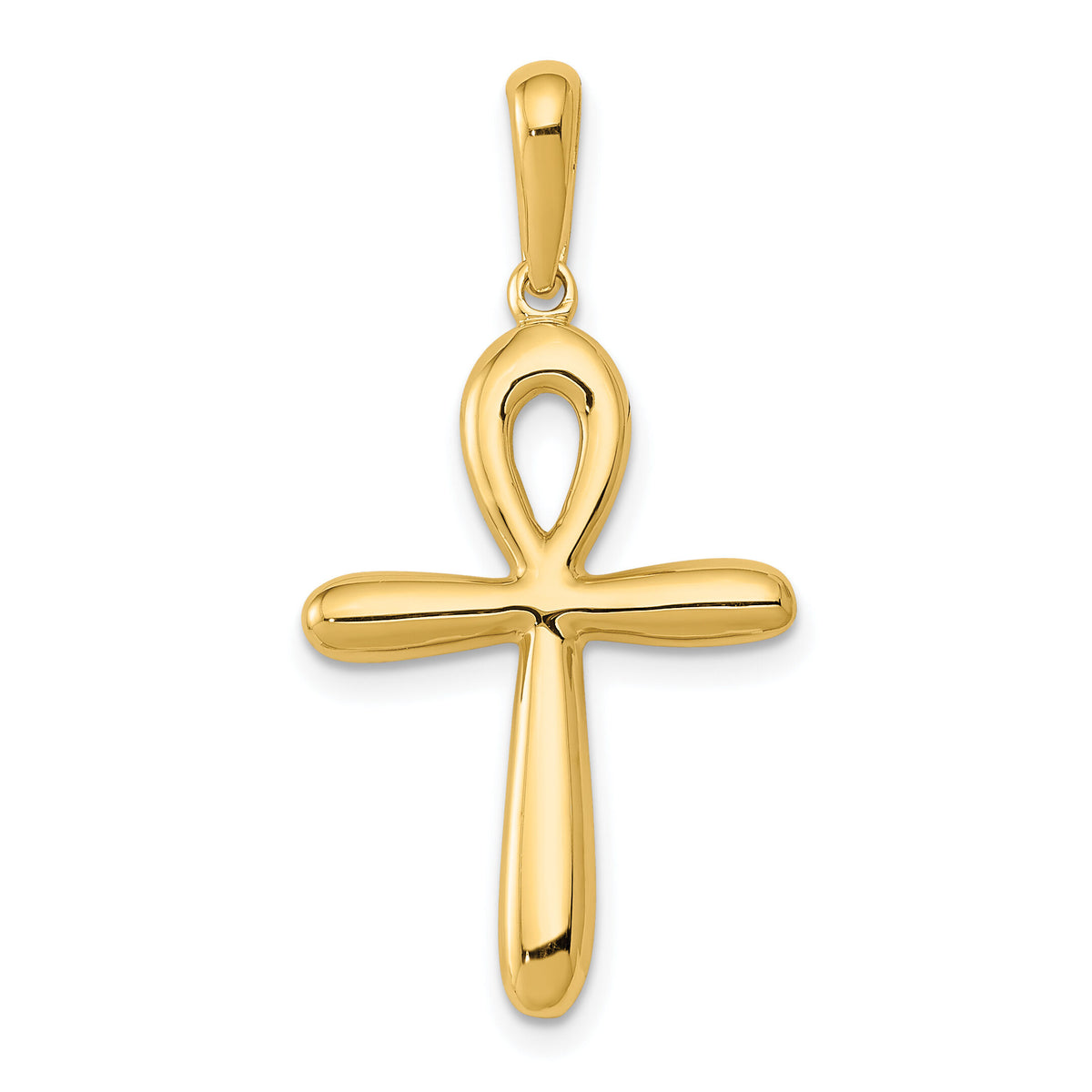 14k Ankh Cross Pendant-K2277