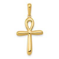 14k Ankh Cross Pendant-K2277