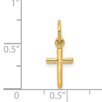 14k Small Cross Charm-K2280