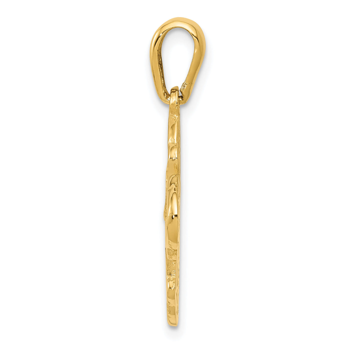 14k Four Way Medal Pendant-K2296