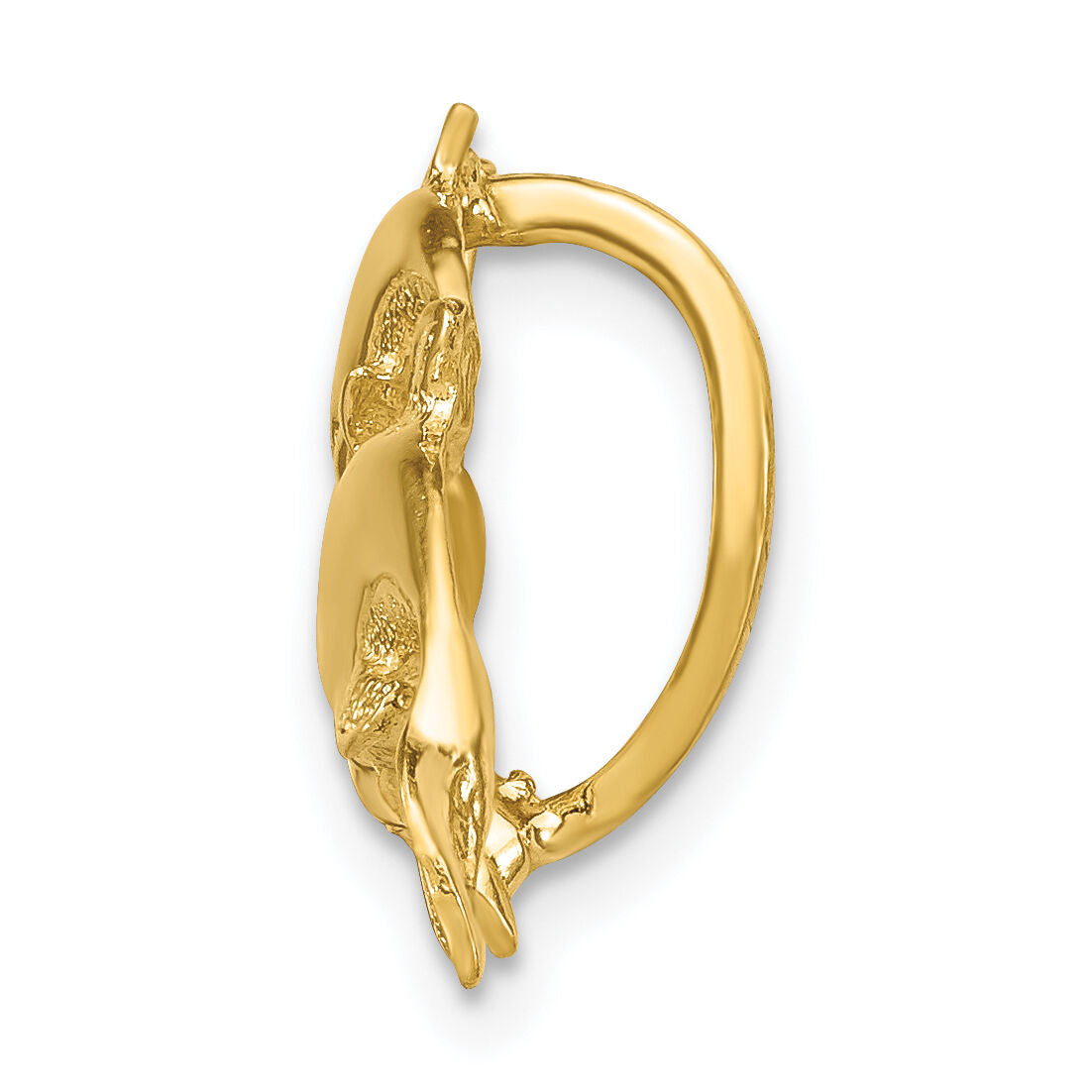 14k Dolphins Slide-K2496