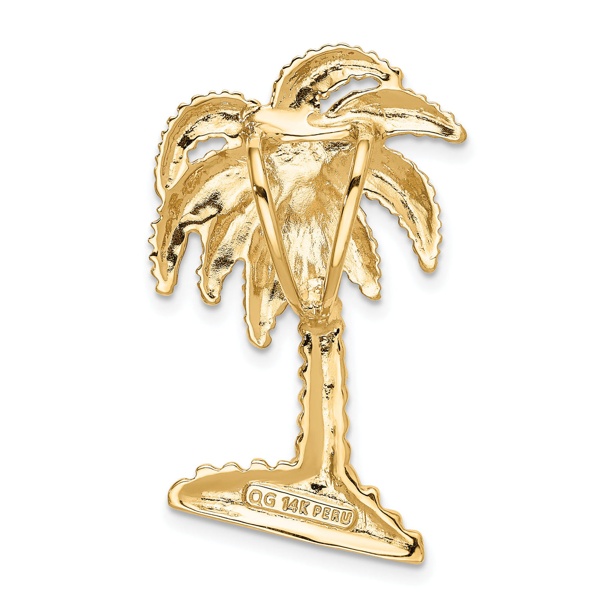 14k Palm Tree Slide-K2498