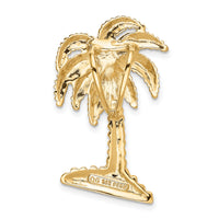 14k Palm Tree Slide-K2498