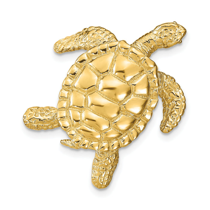 14k Sea Turtle Slide-K2499