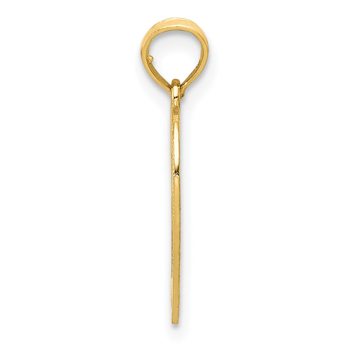 14K Polished Heart Pendant-K2522
