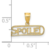 14K SPOILED Pendant-K2603
