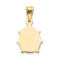 14k Enameled Ladybug Charm-K261