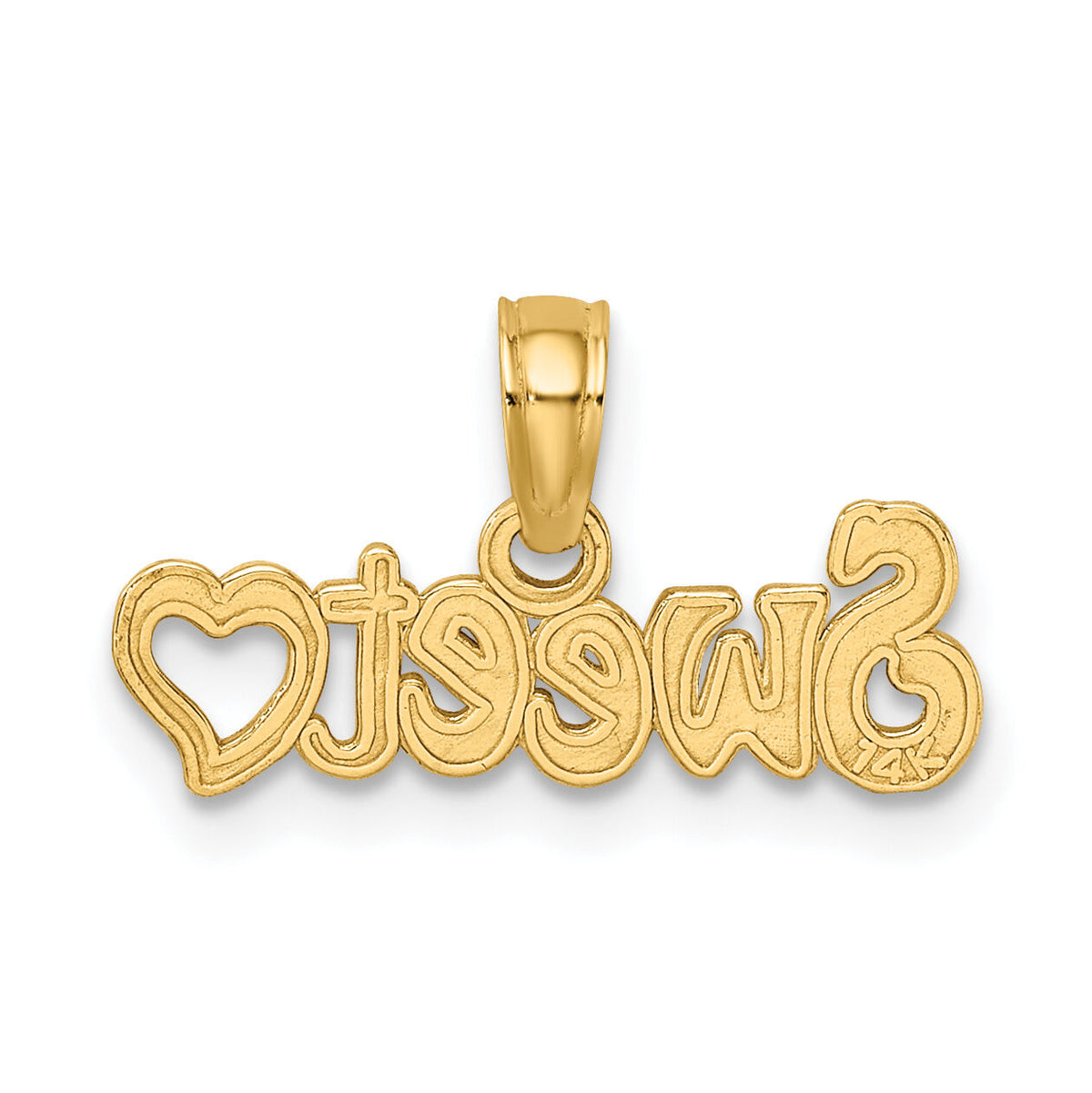 14k Sweet Heart Charm-K2619