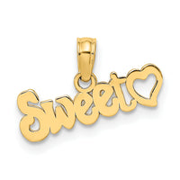 14k Sweet Heart Charm-K2619