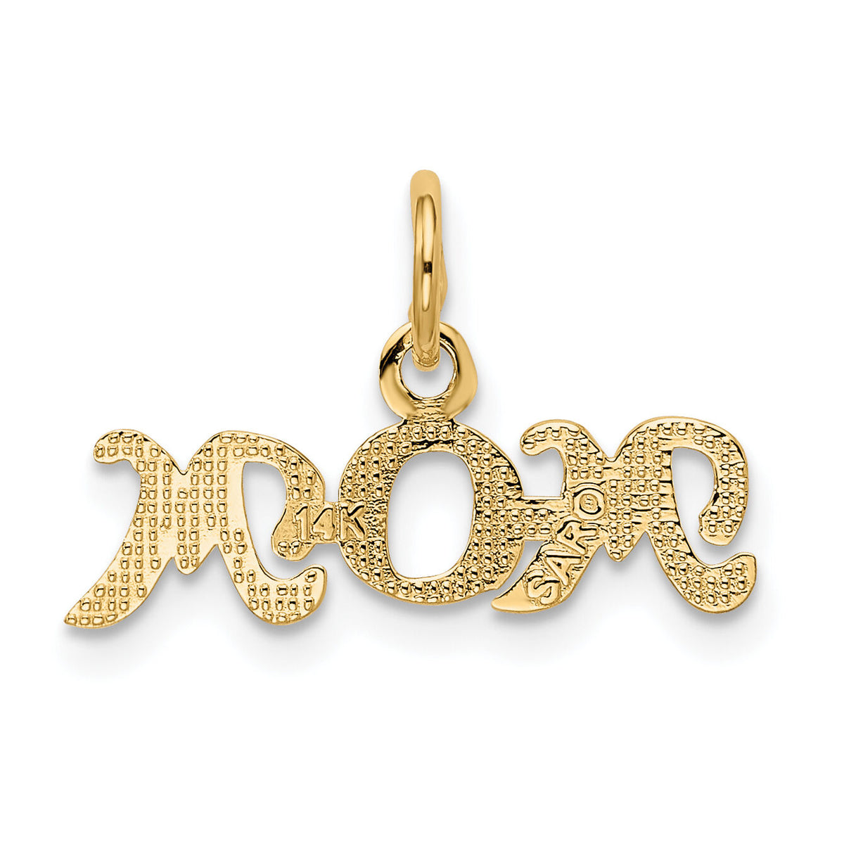 14k MOM Charm-K2630