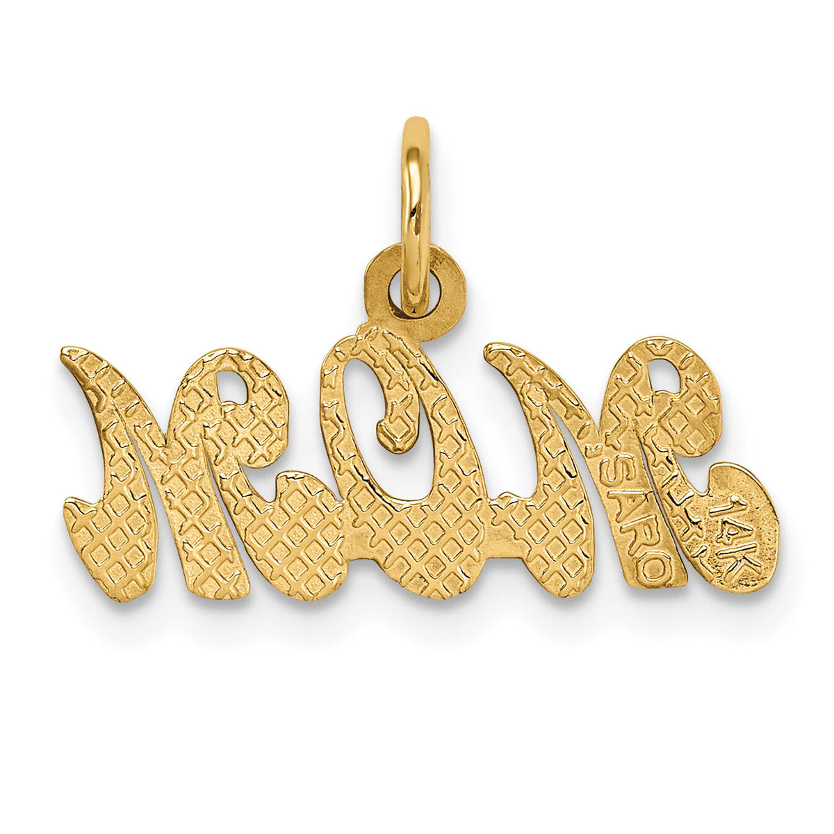 14k MOM Charm-K2632