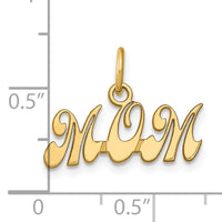 14k MOM Charm-K2632