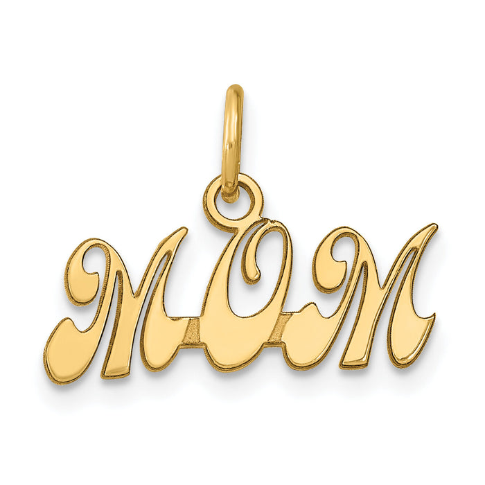 14k MOM Charm-K2632