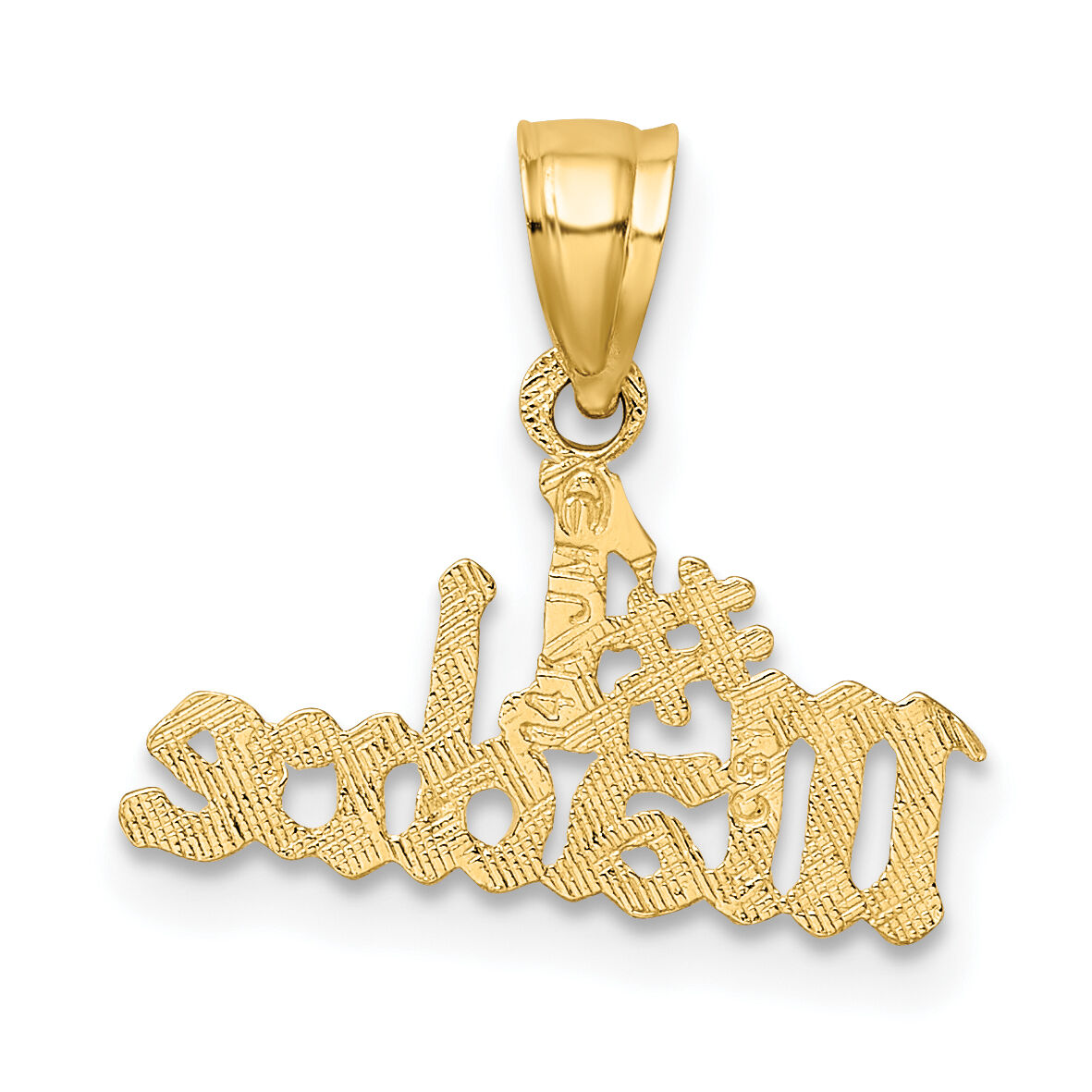 14k #1 MADRE  Charm-K2636