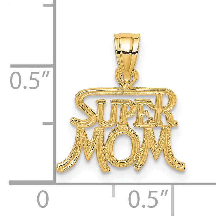 14k Super MOM Charm-K2667