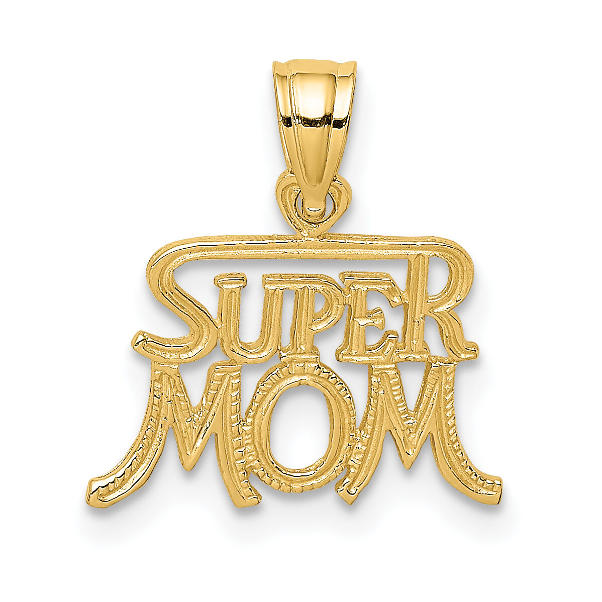 14k Super MOM Charm-K2667