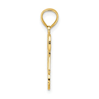 14k #1 DAD Charm-K2685