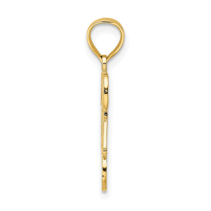 14k #1 DAD Charm-K2685