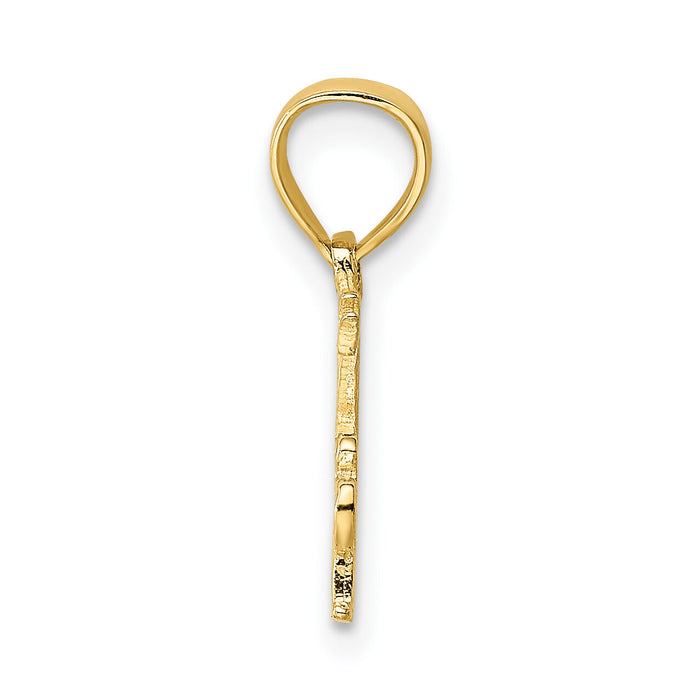 14k BEST FATHER Charm-K2686