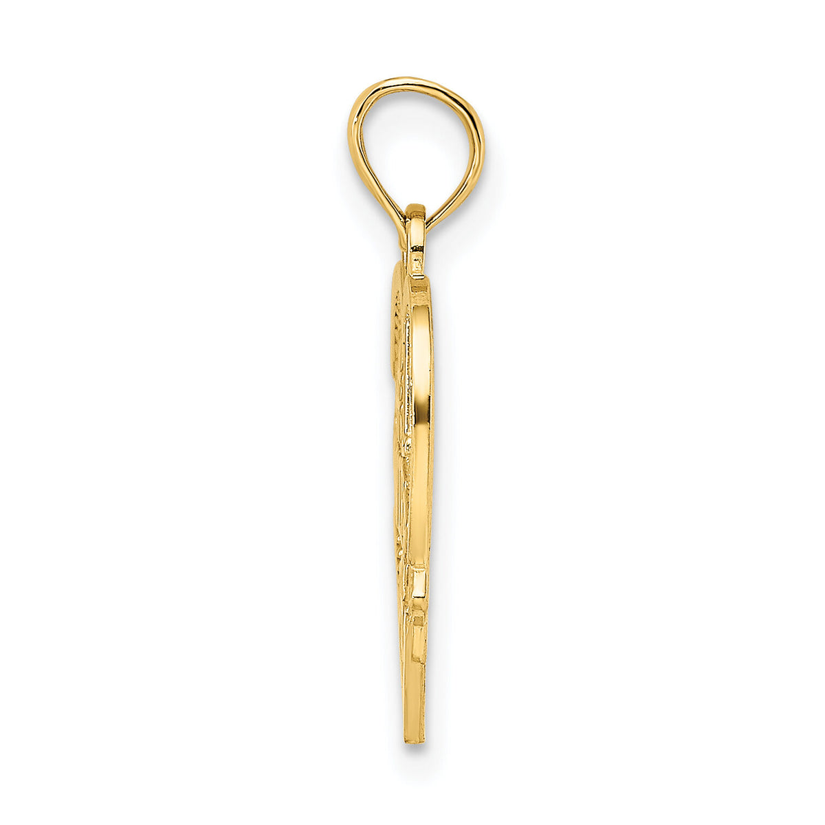 14k #1 WIFE Heart Charm-K2687