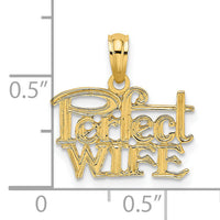 14k PERFECT WIFE Charm-K2688